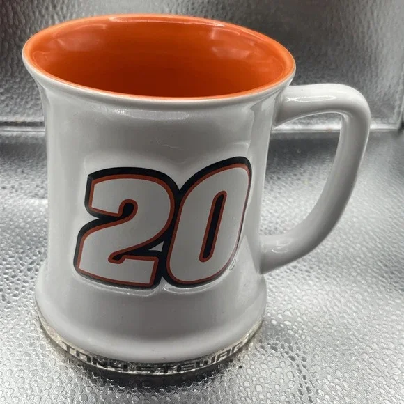 NASCAR Tony Stewart #20 Home Depot Embossed Gilded Coffee Mug - Picture 1 of 14